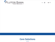 Tablet Screenshot of plutossama.com
